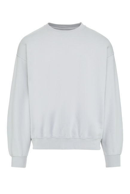 Crewneck Organic-Cotton Jersey Sweatshirt